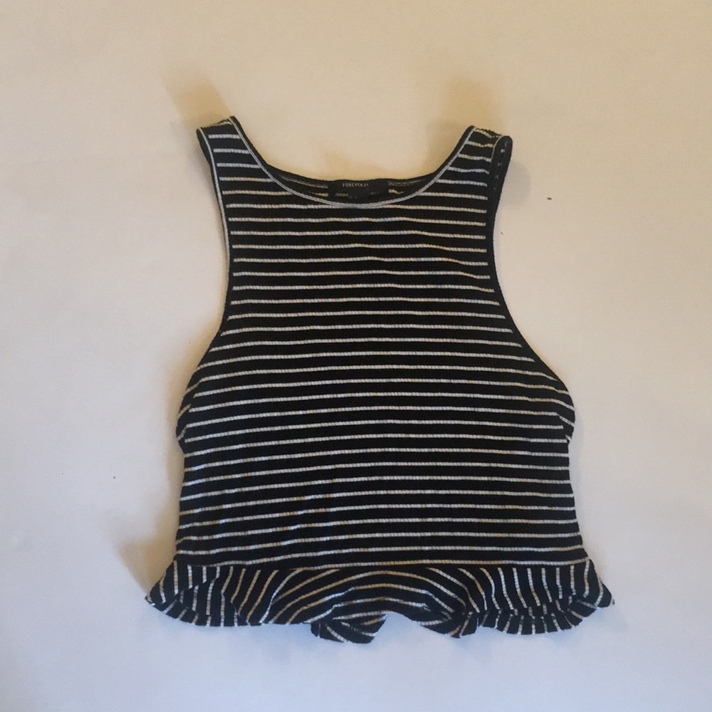 Black and white striped shirt